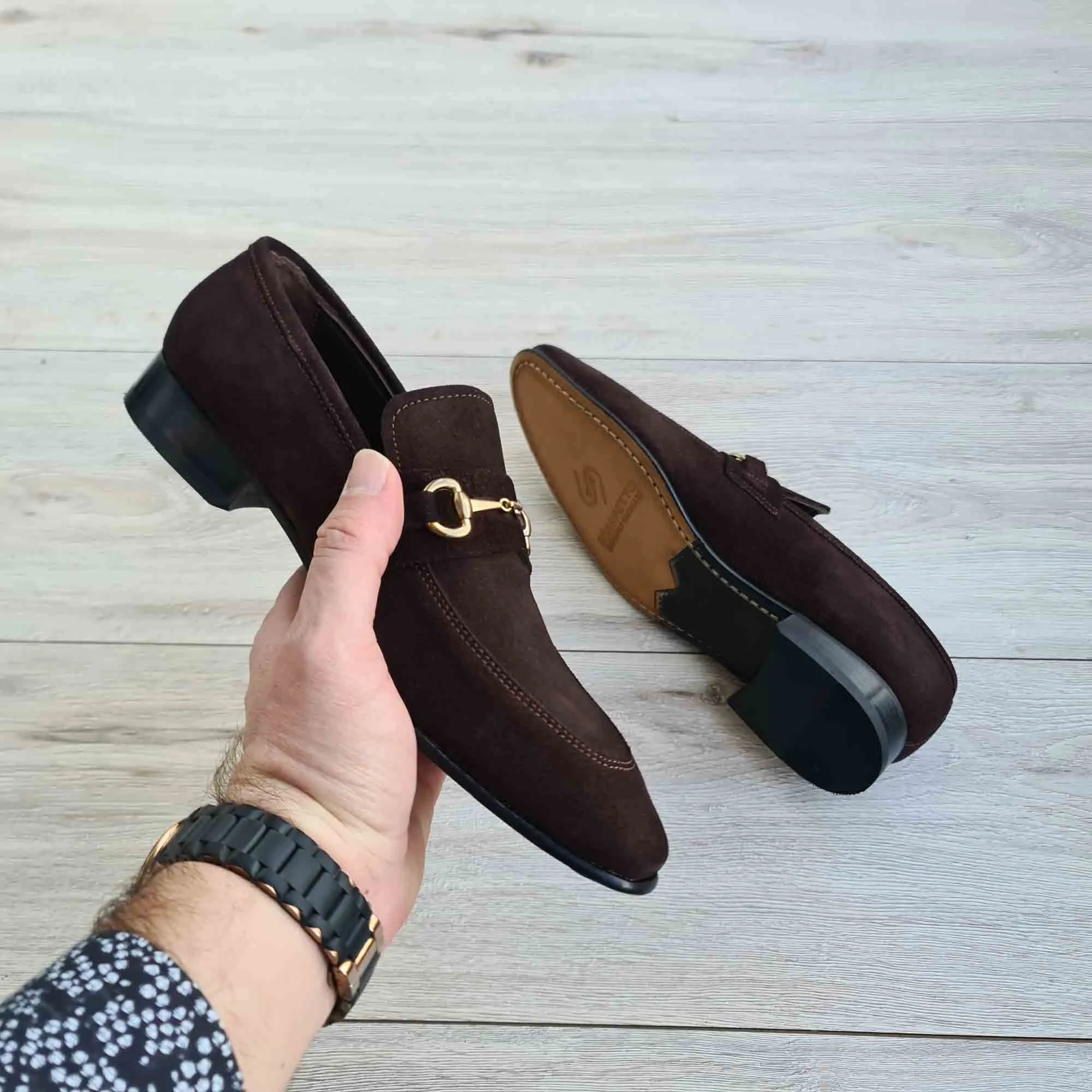 Premium Suede Leather Handcrafted Men's Loafers