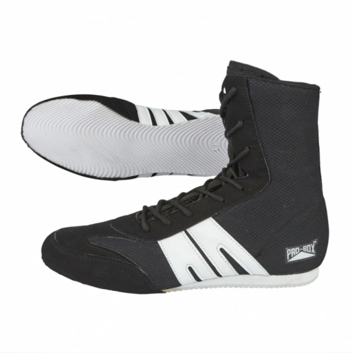 Pro-Box Classic Boxing Boots Black/White