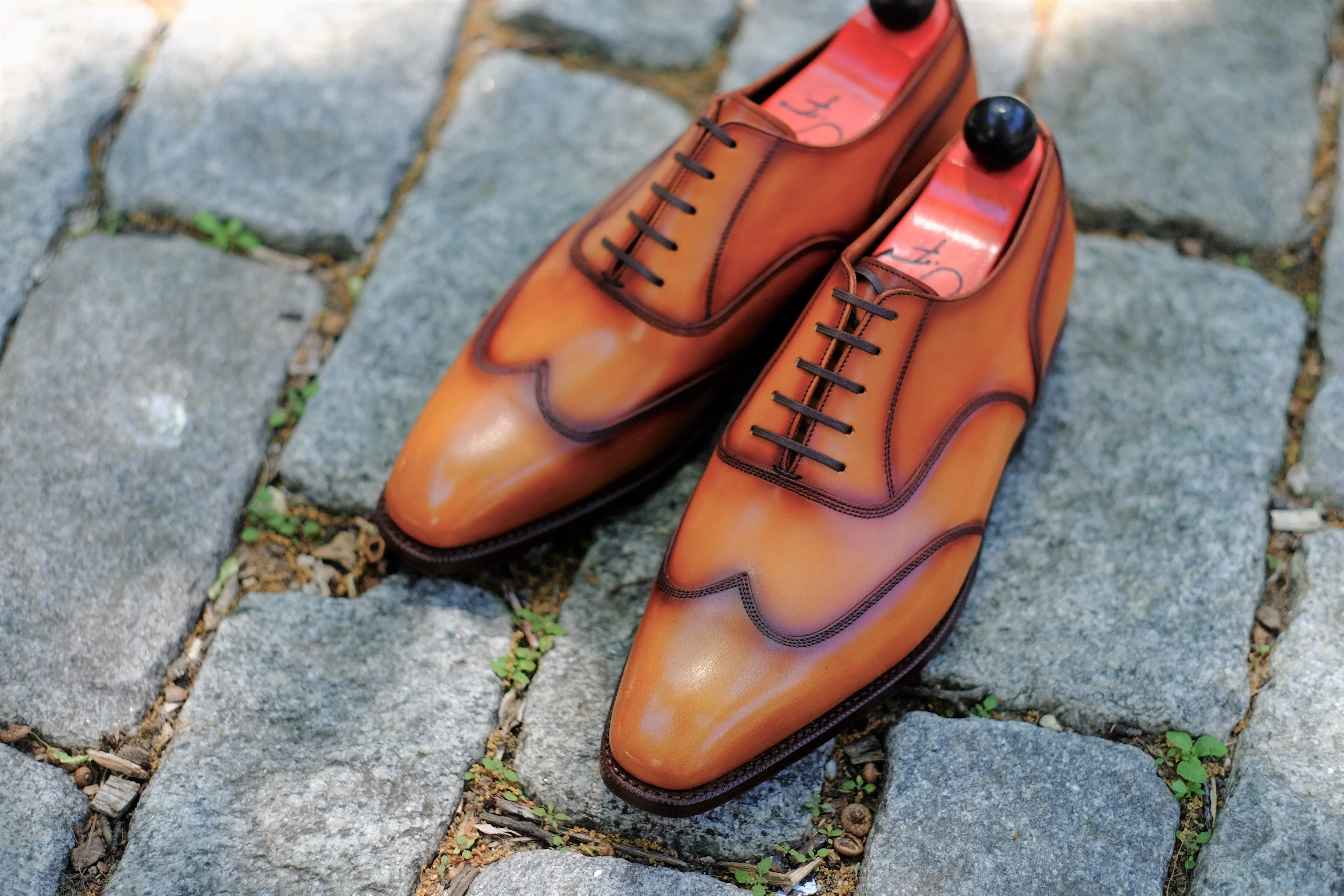 Pullman - MTO - Burnished Golden Tan Calf - LPB Last - Single Leather Sole