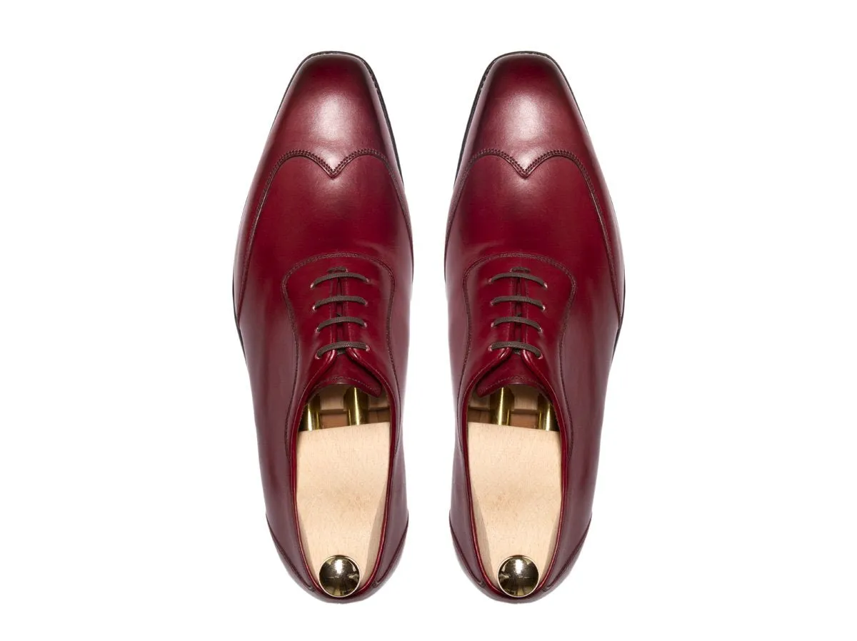 Rainier - MTO - Burgundy Calf - MGF Last - Single Leather Sole