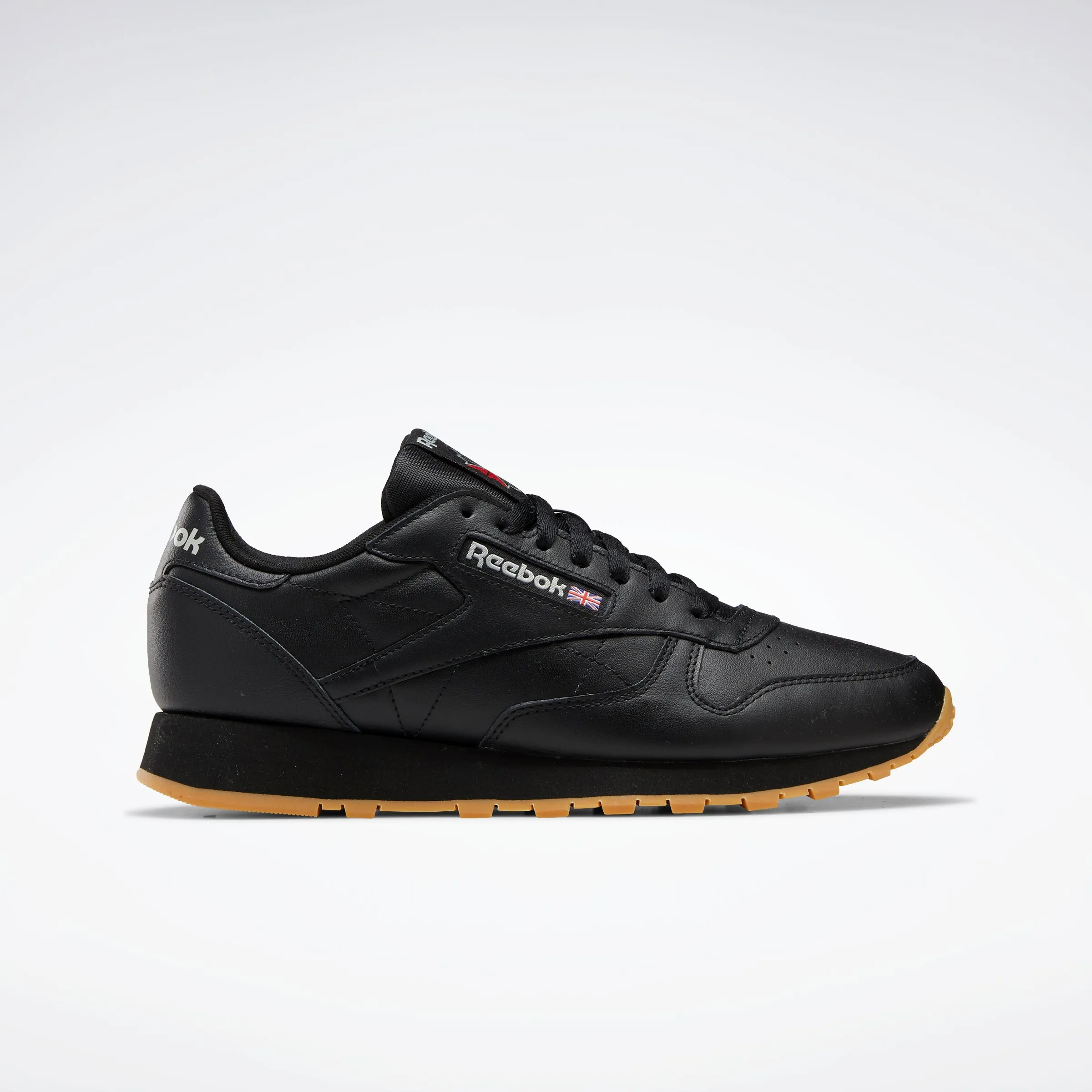 Reebok Footwear Men Classic Leather Shoes Cblack/Pugry5/Rbkg03