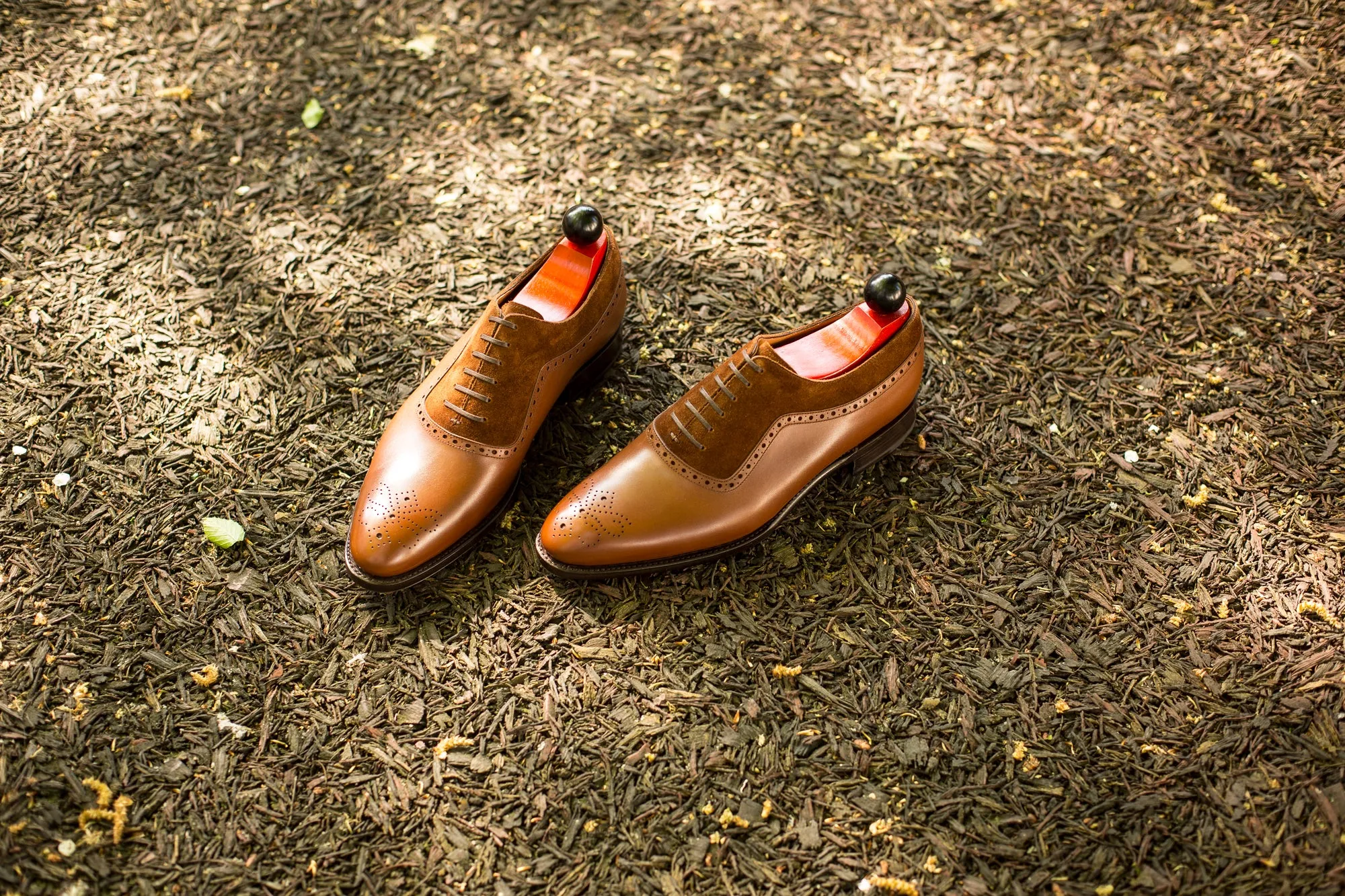 Roosevelt - MTO - Caramel Calf / Snuff Suede - NGT Last - Single Leather Sole