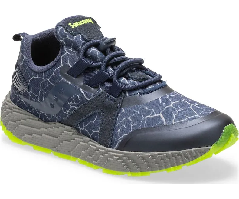 Saucony Navy Quake Voxel 9000 Children's Sneaker