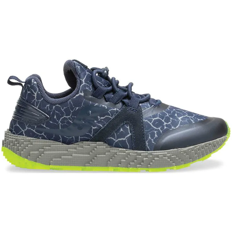 Saucony Navy Quake Voxel 9000 Children's Sneaker