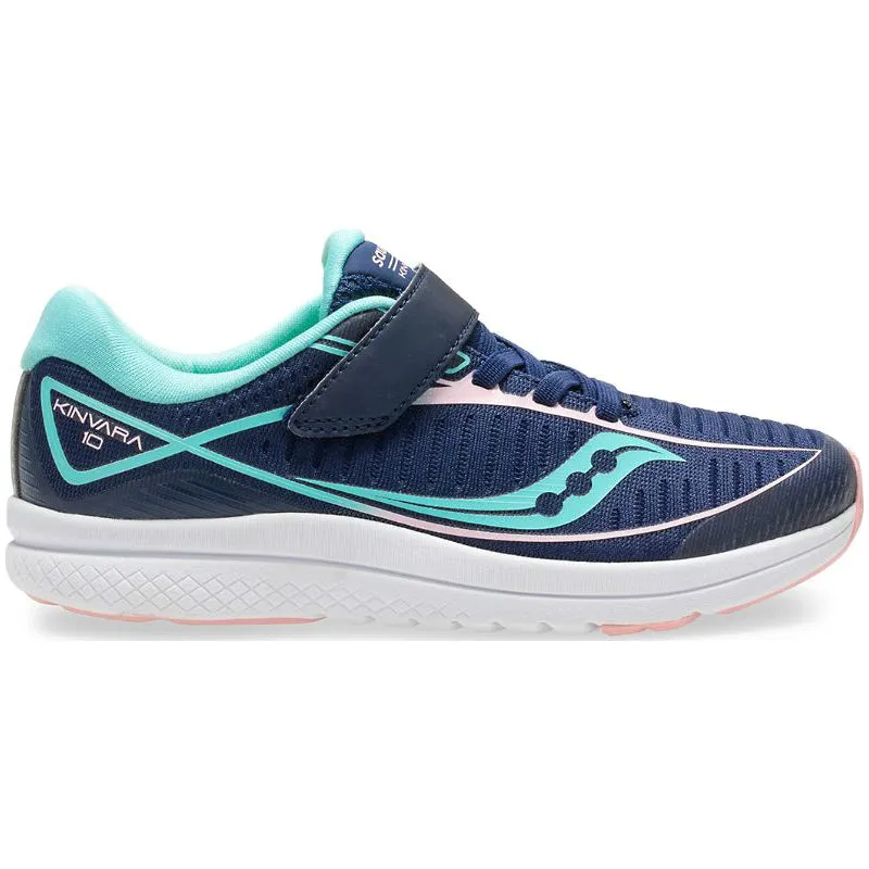 Saucony Navy/Turquoise Kinvara 10 A/C Children's Sneaker