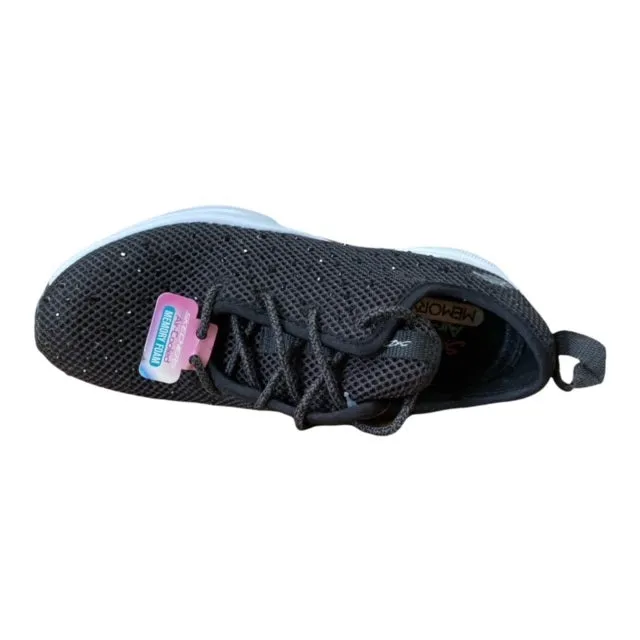 Skechers scarpa da ginnastica da donna Meridian Intentful 13016 BKW nero