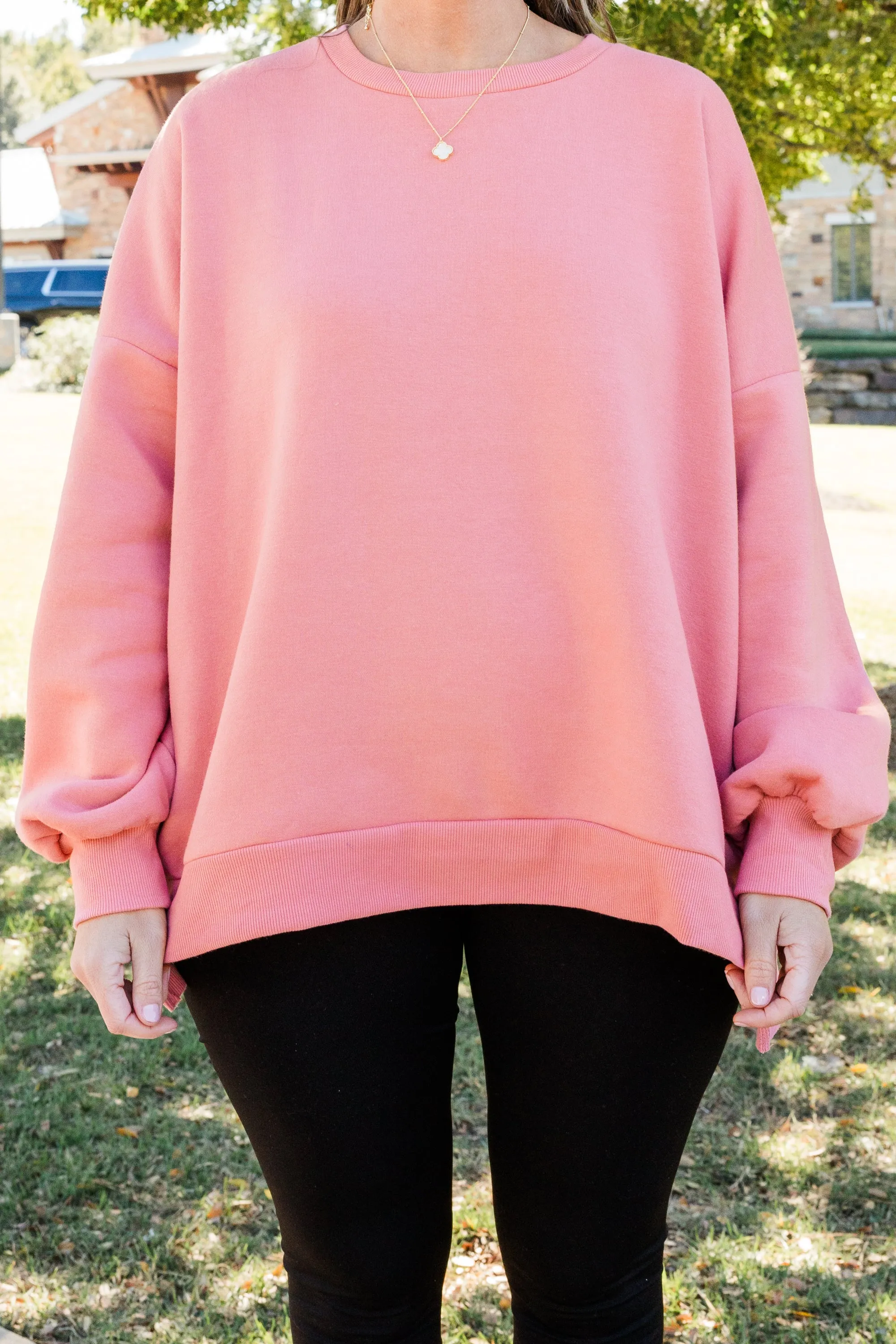 State Of Relaxation Sweatshirt, Desert Rose