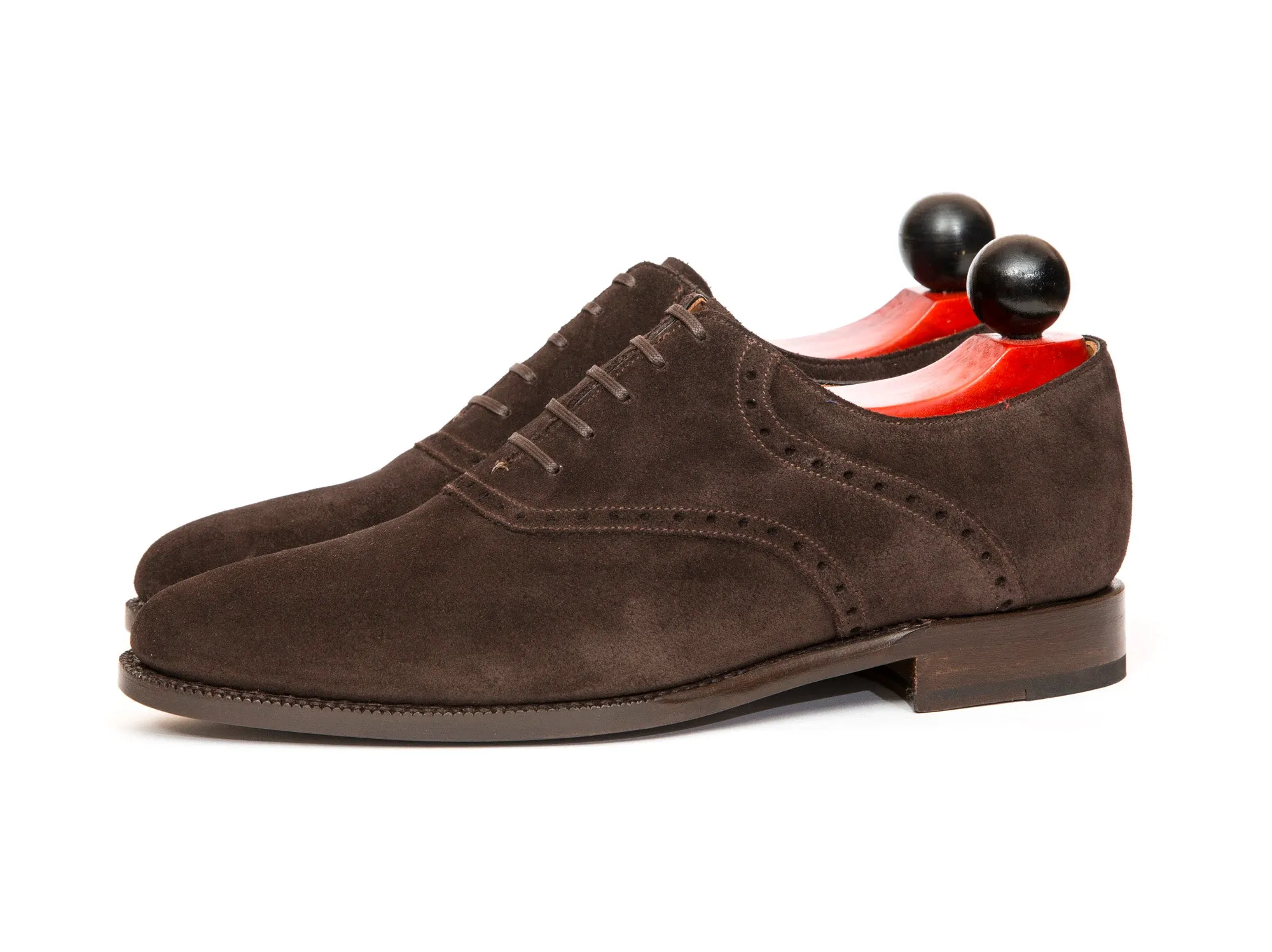 Stefano - MTO - Bitter Chocolate Suede - JKF Last - Single Leather Sole