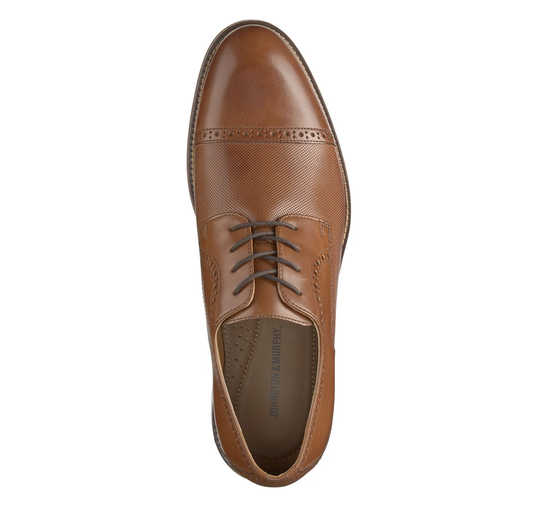 Sutton Embossed Cap Toe - Mens Cap Toe Oxford