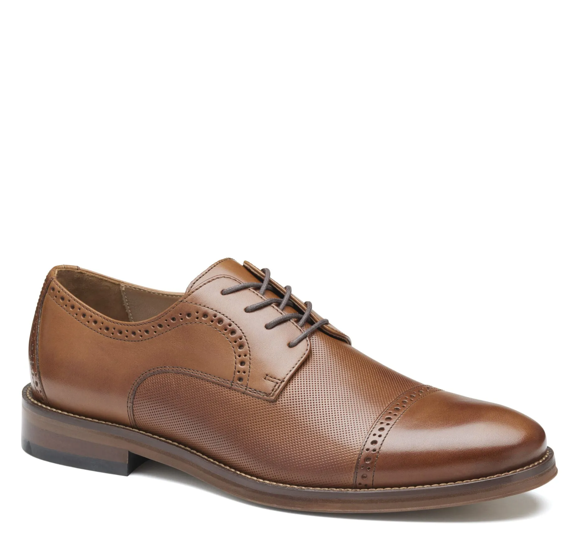 Sutton Embossed Cap Toe - Mens Cap Toe Oxford