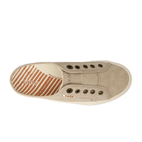 Taos EZ Soul Slip On Sneaker (Women) - Oat Washed Canvas