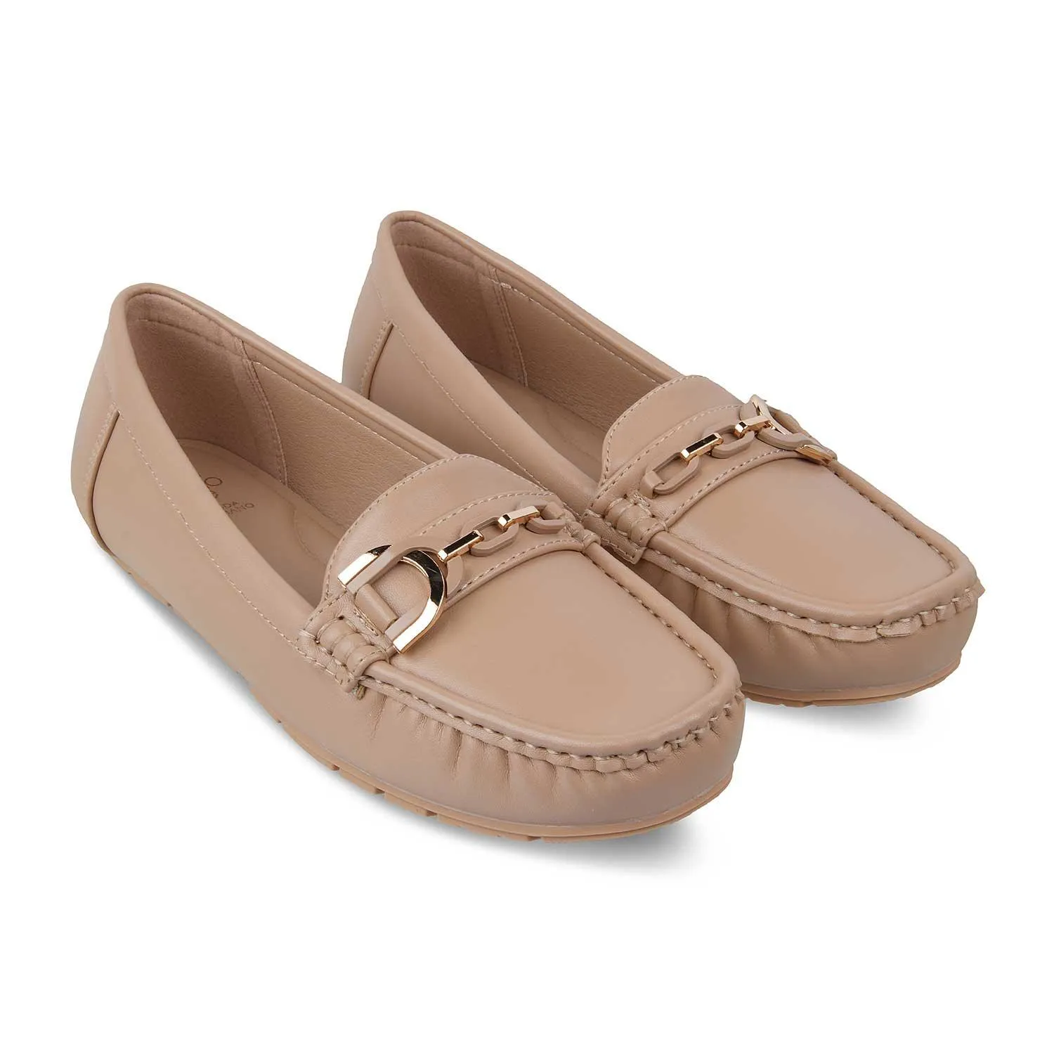 The Miko Beige Women's Dress Loafers Tresmode