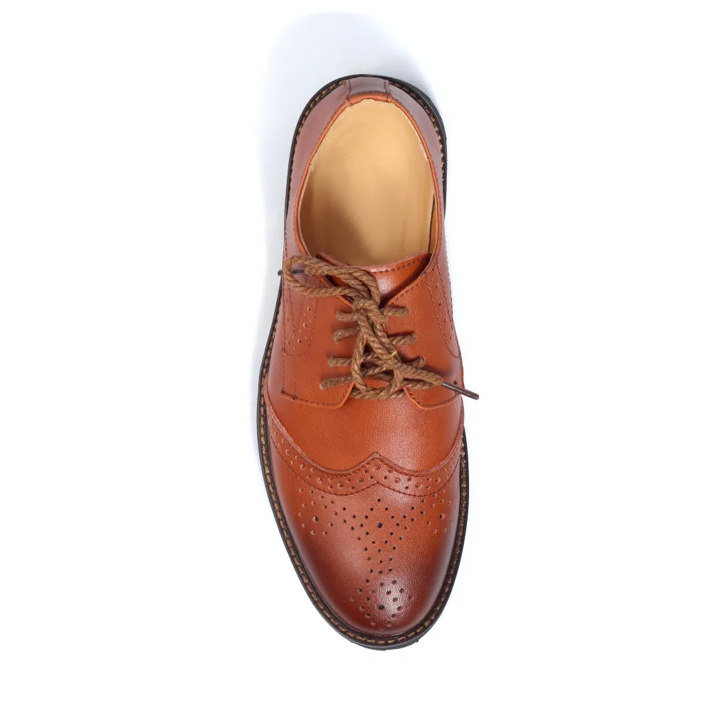 The Roguish Brogues in Light Brown