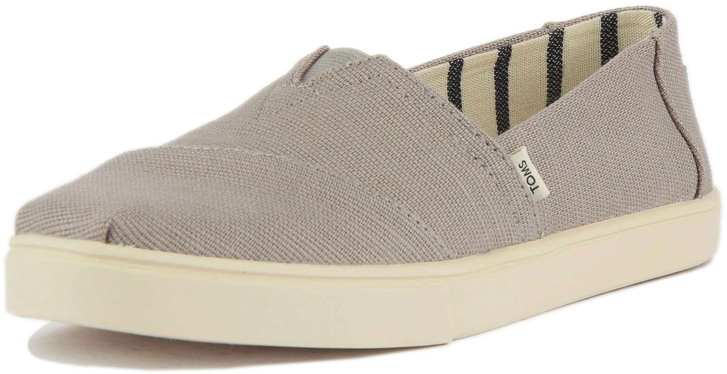 Toms Alpargata Cupsole Slip on In Light Grey For Women