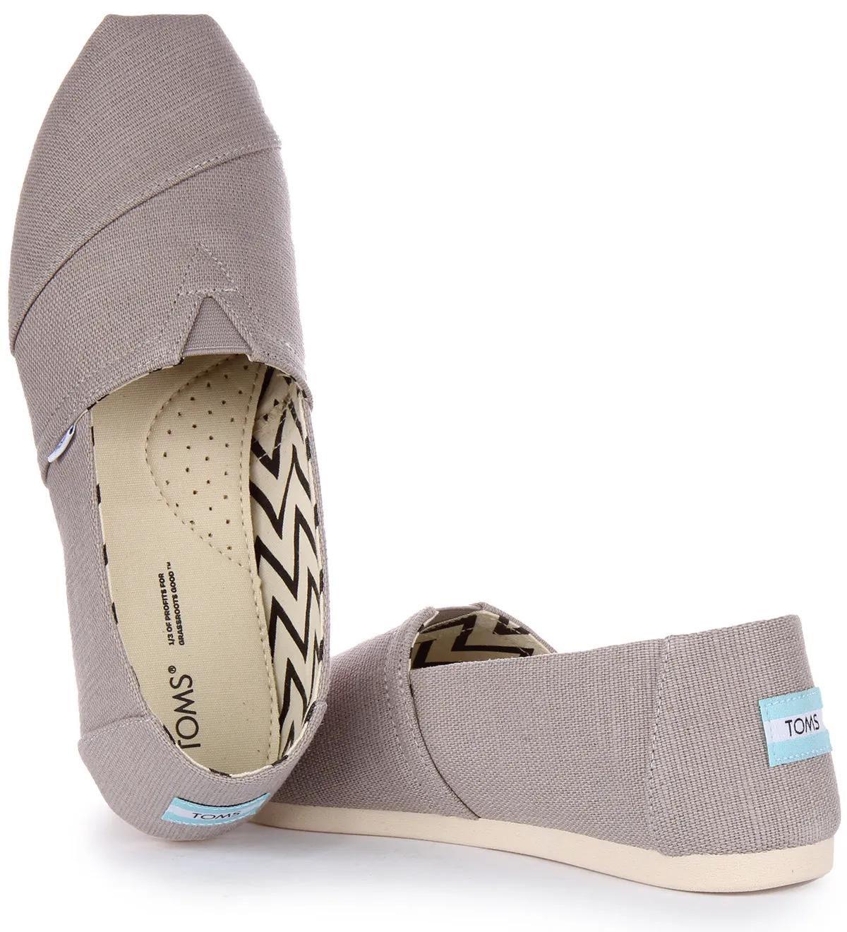 Toms Alpargata Heritage In Grey For Women