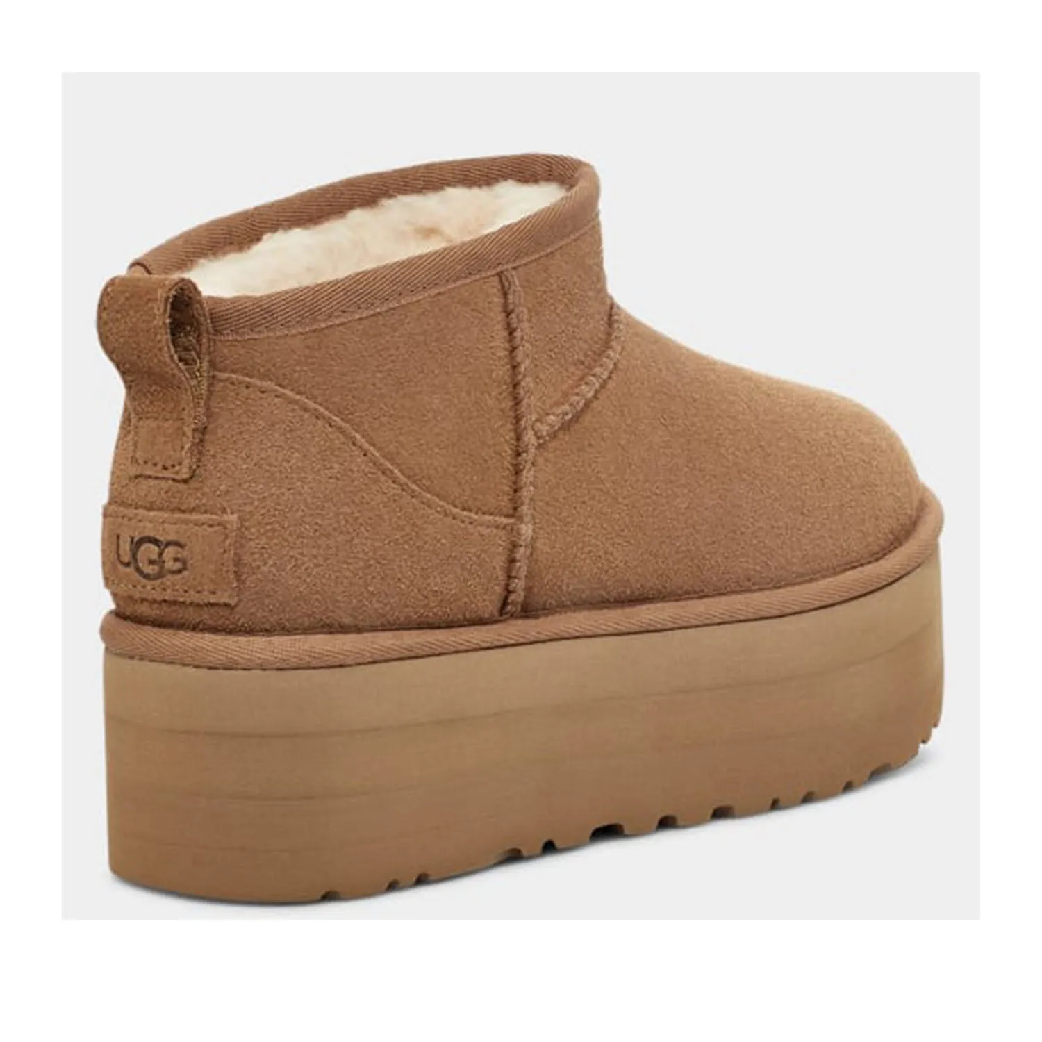 UGG Women's Classic Ultra Mini Platform in Chestnut