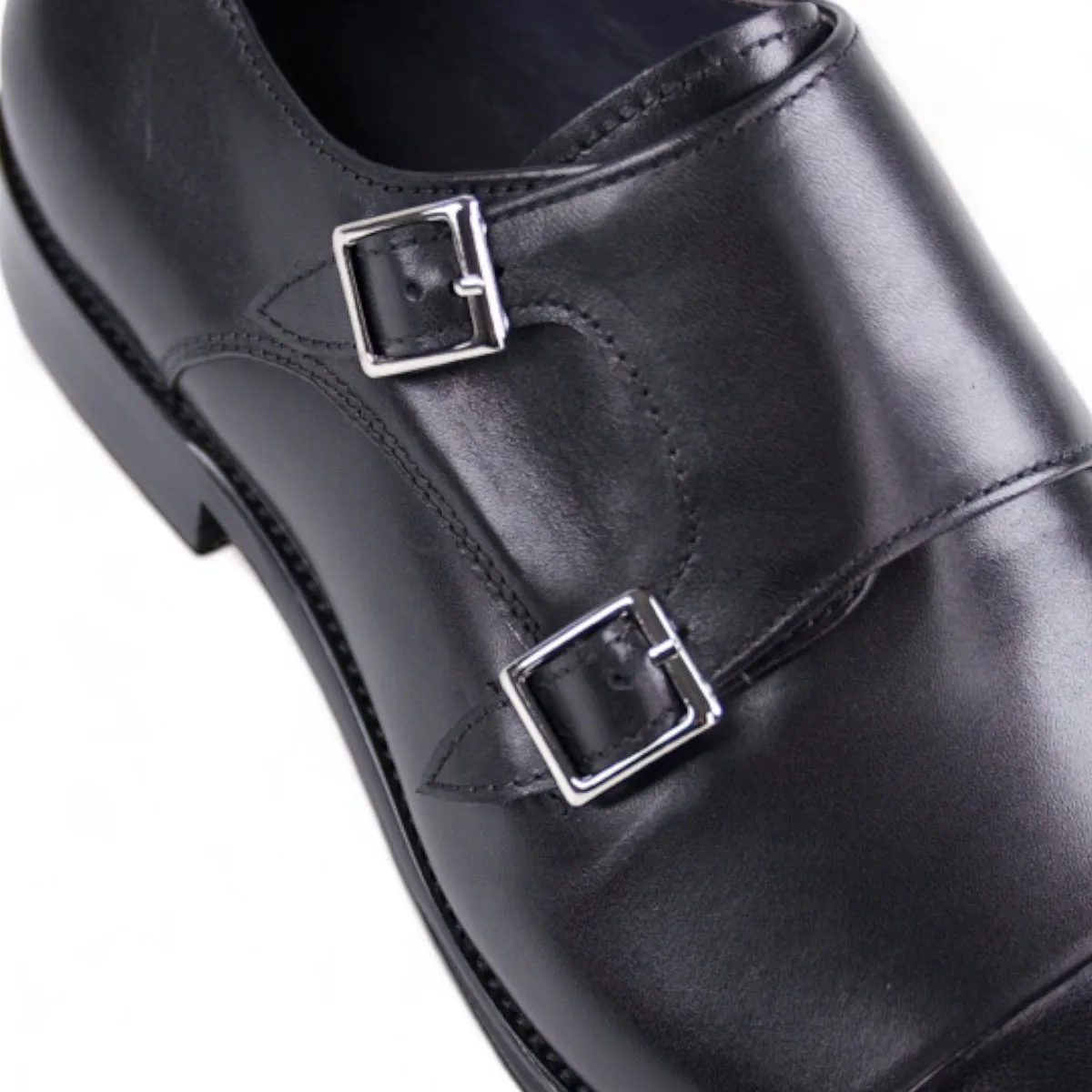 Verona Black Monk Shoes