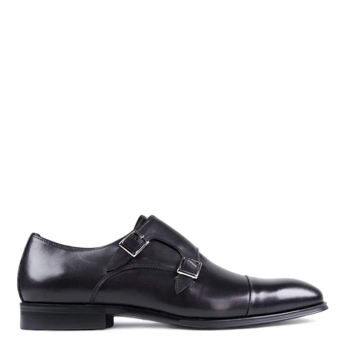 Verona Black Monk Shoes