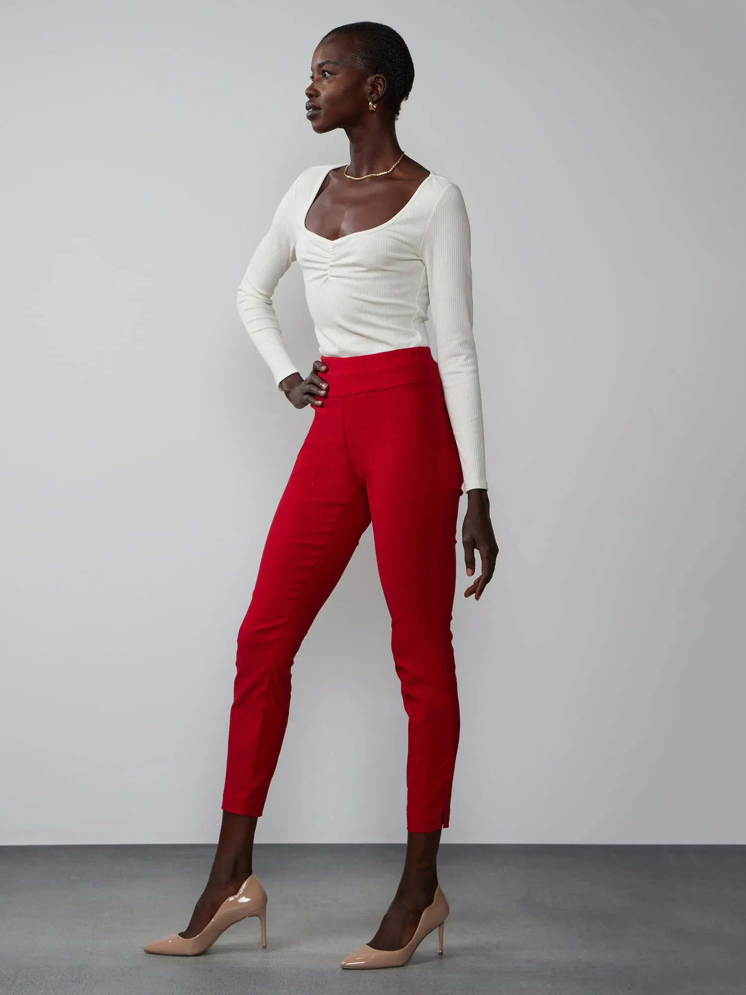 Whitney Slim Leg Ankle Pant