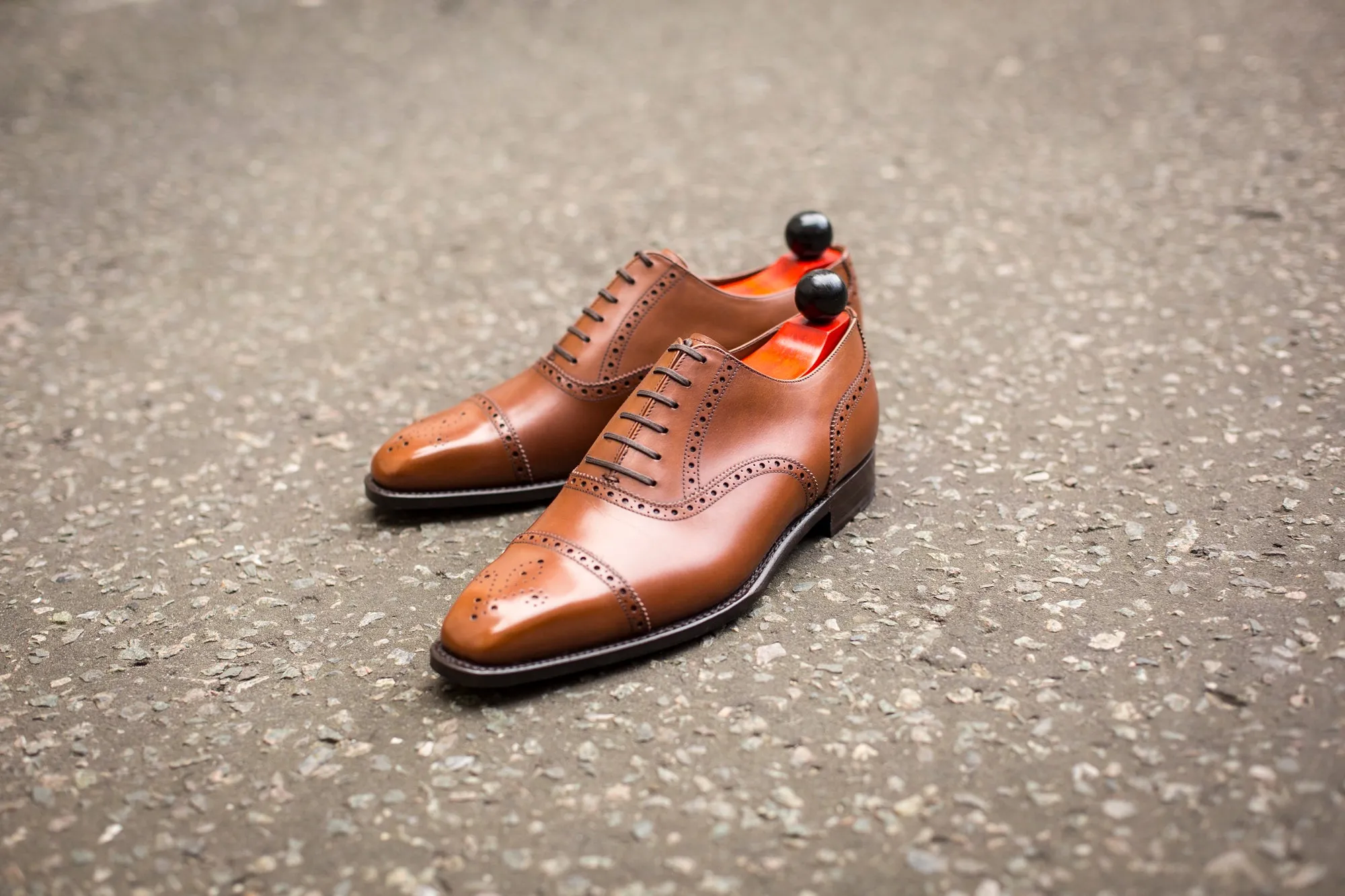 Windermere - MTO - Caramel Calf - MGF Last - Single Leather Sole