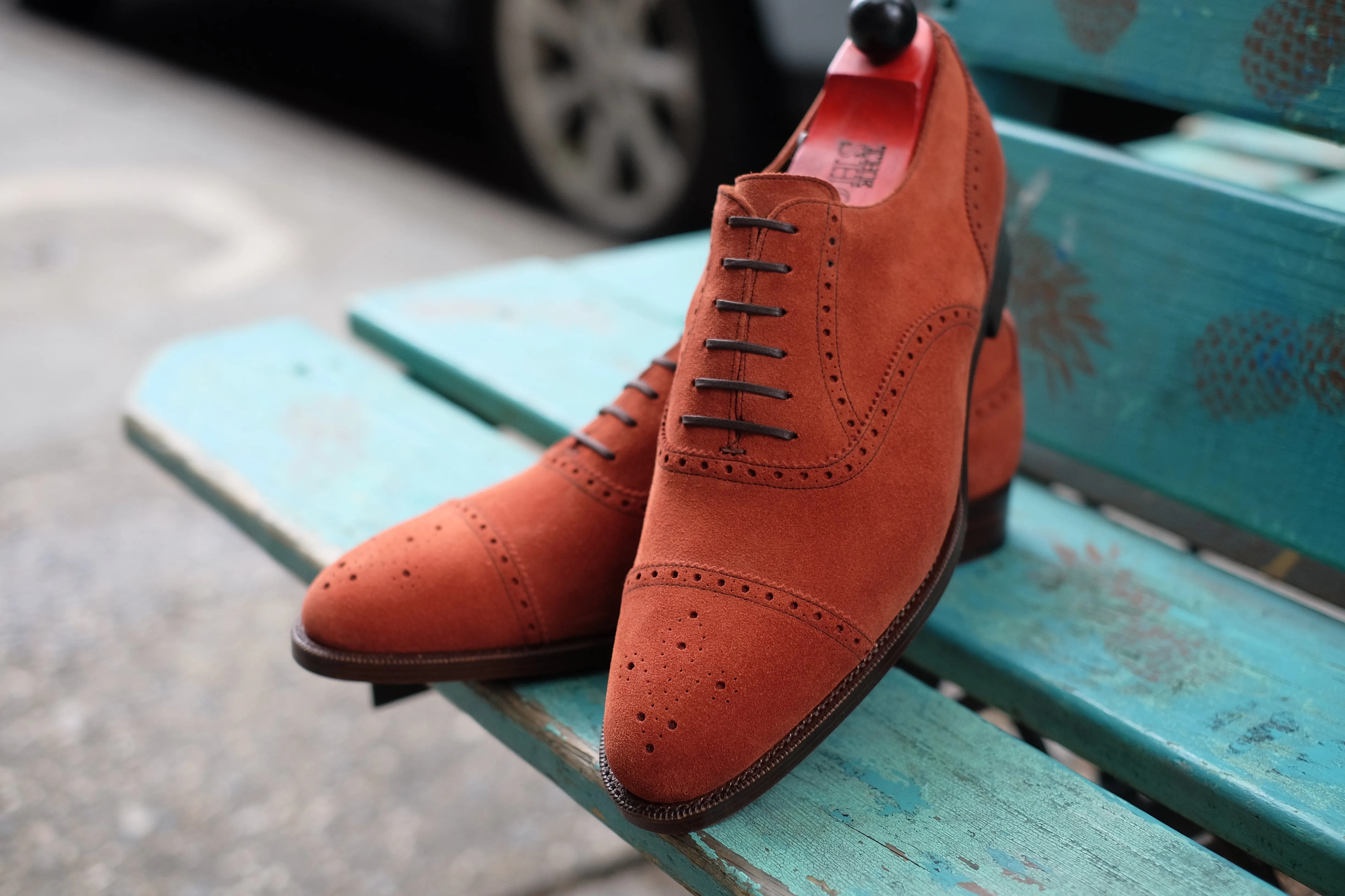 Windermere - MTO - Rust Suede - TMG Last - Double Leather Sole