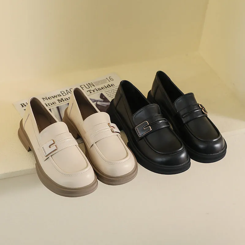 Women Minimalist Comfort Solid Casual Loafers