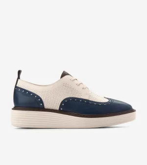 Women's ØriginalGrand Platform Wingtip Oxfords